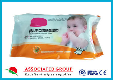 Chusteczki nawilżane do użytku domowego Włóknina Ekskluzywna chusteczka do rąk / ust dla niemowląt