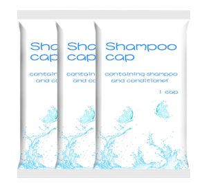 Jednorazowa nasadka do szamponu bez spłukiwania, wodoodporna nasadka do higieny osobistej pacjenta