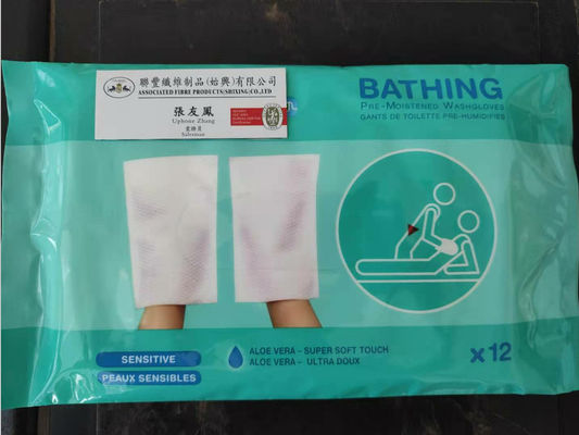 Kąpiel wstępnie nawilżona rękawica do prania Aloe Vera Super Soft Touch