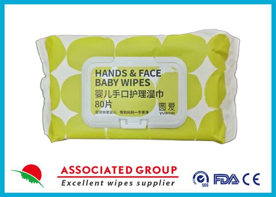Chusteczki nawilżane Yuanai Baby Hands & Mouth Safe - Przyjazne dla skóry, bezalkoholowe dla niemowląt